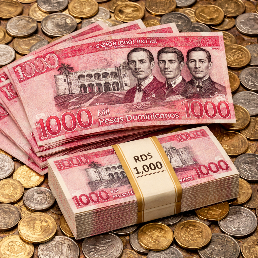 Gana 1000 pesos dominicanos