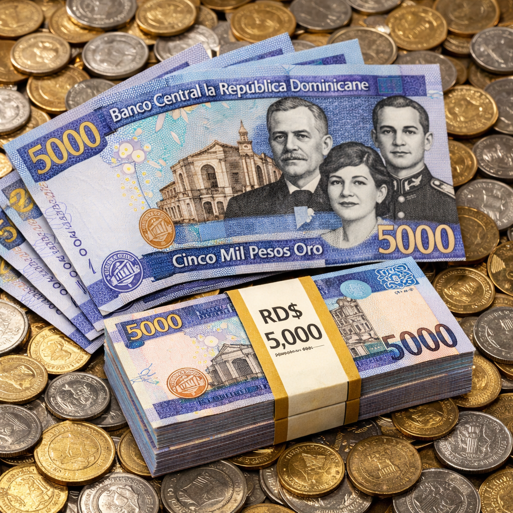 Gana 5000 pesos dominicanos